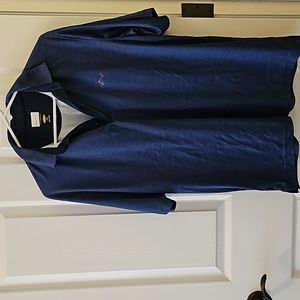 Blue Striped Play-Dry Polo Shirt